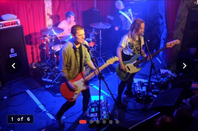 Live photo of Milk Teeth on stage at The Deaf Institute, saved to a StubStash concert page